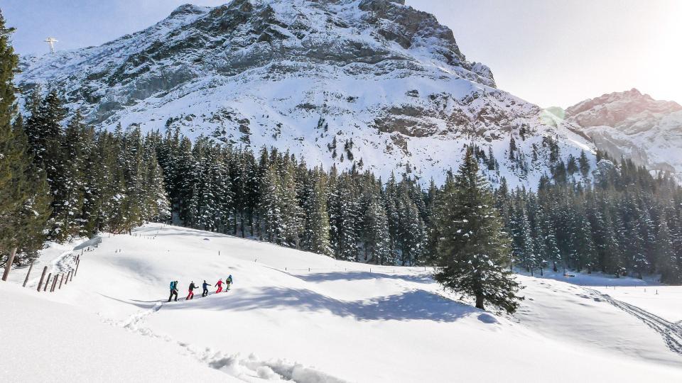 Schneeschuhwandern auf dem Pilatus