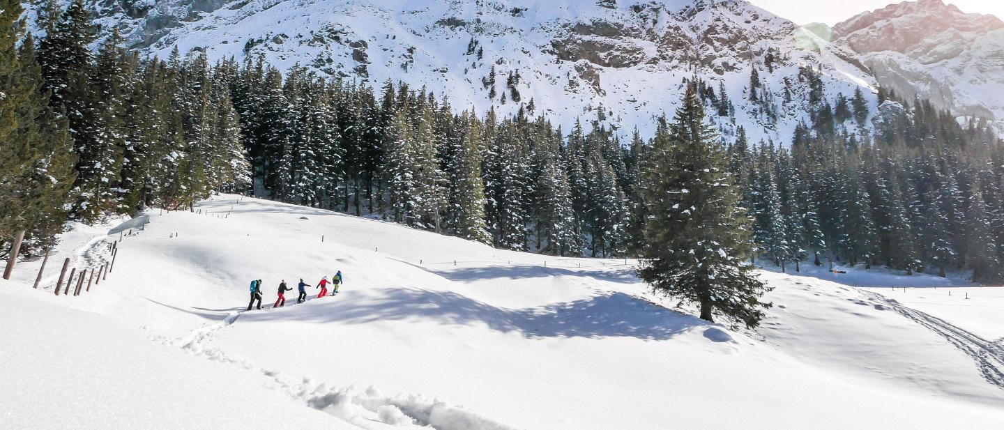 Schneeschuhwandern auf dem Pilatus